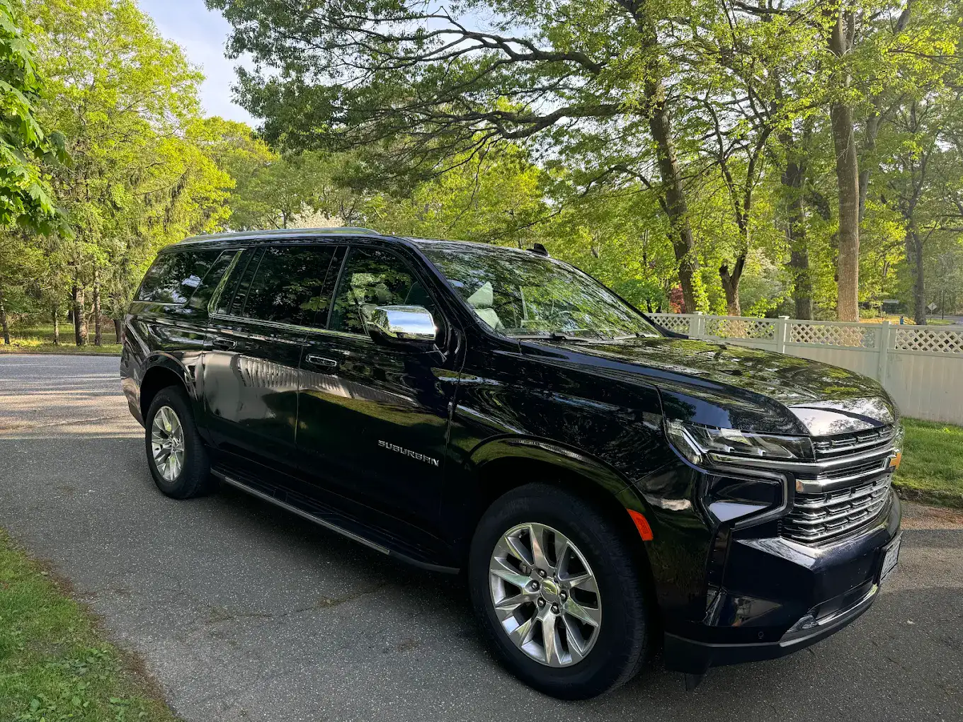 Luxury limousine in the Hamptons providing premium transportation service