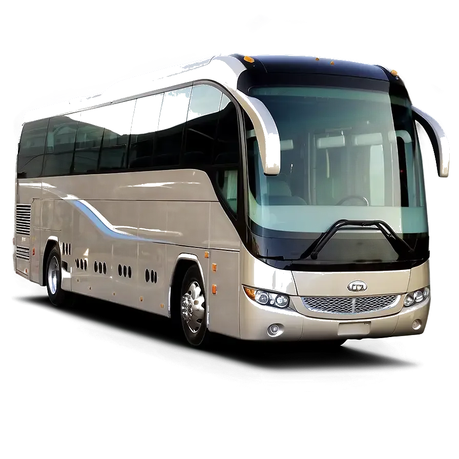 55-seat luxury coach bus for group transportation in the Hamptons